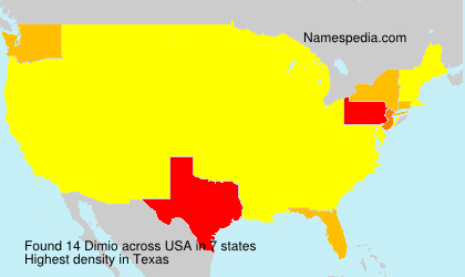 Surname Dimio in USA Surname Dimio in USA