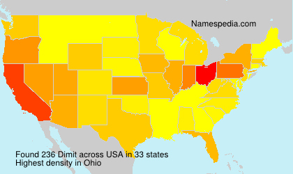 Surname Dimit in USA Surname Dimit in USA