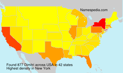 Surname Dimitri in USA Surname Dimitri in USA