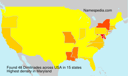 Surname Dimitriades in USA Surname Dimitriades in USA