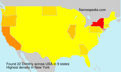 Surname Dimitriy in USA Surname Dimitriy in USA