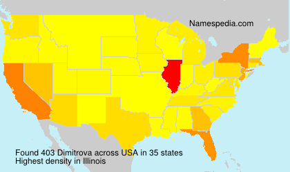 Surname Dimitrova in USA Surname Dimitrova in USA