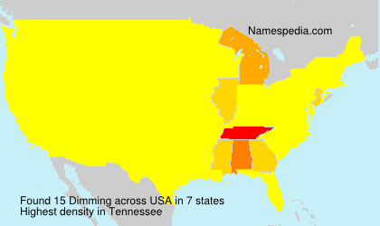 Surname Dimming in USA Surname Dimming in USA