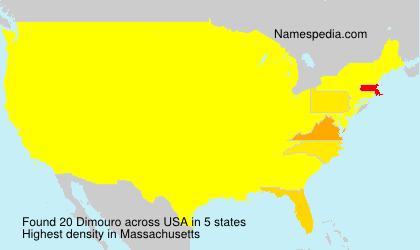Surname Dimouro in USA Surname Dimouro in USA