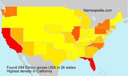 Surname Dimov in USA Surname Dimov in USA