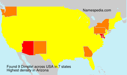 Surname Dimpfel in USA Surname Dimpfel in USA