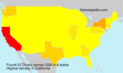 Surname Dinata in USA Surname Dinata in USA