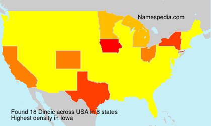 Surname Dindic in USA Surname Dindic in USA