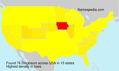 Surname Dingbaum in USA Surname Dingbaum in USA