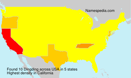 Surname Dingding in USA Surname Dingding in USA