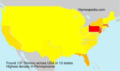 Surname Dininno in USA Surname Dininno in USA