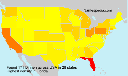 Surname Dinnen in USA Surname Dinnen in USA