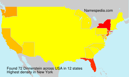 Surname Dinnerstein in USA Surname Dinnerstein in USA