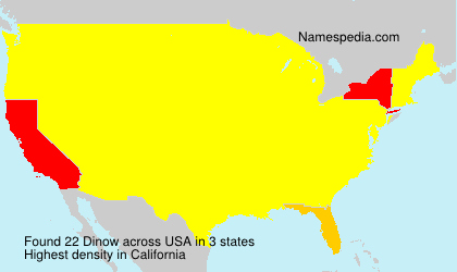 Surname Dinow in USA Surname Dinow in USA