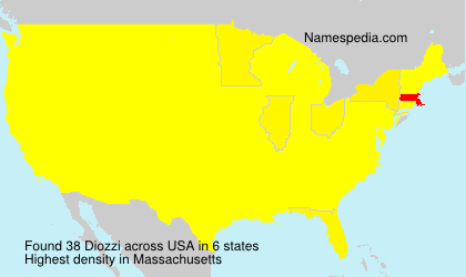 Surname Diozzi in USA Surname Diozzi in USA