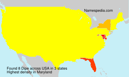 Surname Dipe in USA Surname Dipe in USA