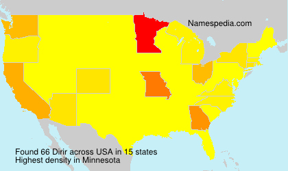 Surname Dirir in USA Surname Dirir in USA