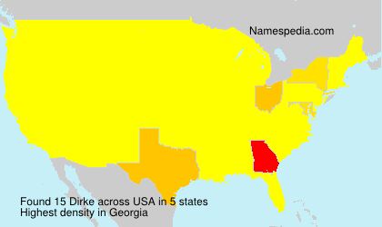 Surname Dirke in USA Surname Dirke in USA
