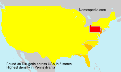 Surname Dirugeris in USA Surname Dirugeris in USA