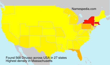 Surname Dirusso in USA Surname Dirusso in USA