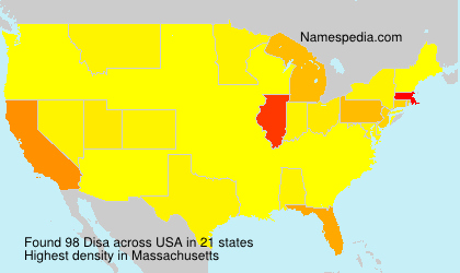 Surname Disa in USA Surname Disa in USA