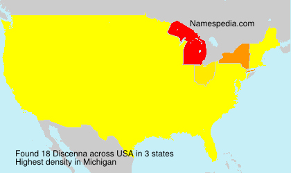 Surname Discenna in USA Surname Discenna in USA