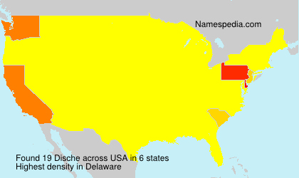 Surname Dische in USA Surname Dische in USA