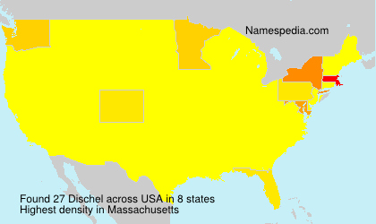 Surname Dischel in USA Surname Dischel in USA