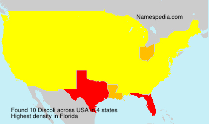 Surname Discoli in USA Surname Discoli in USA
