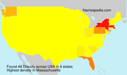 Surname Discolo in USA Surname Discolo in USA
