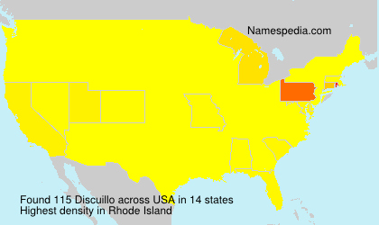 Surname Discuillo in USA Surname Discuillo in USA