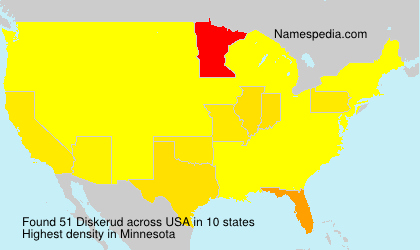Surname Diskerud in USA Surname Diskerud in USA