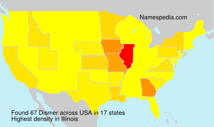 Surname Dismer in USA Surname Dismer in USA