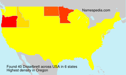 Surname Disselbrett in USA Surname Disselbrett in USA