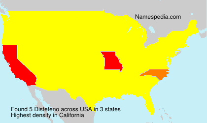 Surname Distefeno in USA Surname Distefeno in USA