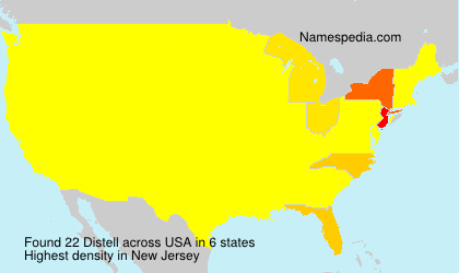 Surname Distell in USA Surname Distell in USA