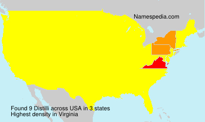 Surname Distilli in USA Surname Distilli in USA