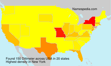 Surname Dittmeier in USA Surname Dittmeier in USA