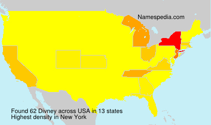 Surname Divney in USA Surname Divney in USA