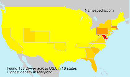 Surname Divver in USA Surname Divver in USA