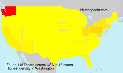 Surname Dizard in USA Surname Dizard in USA