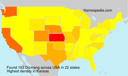 Surname Dizmang in USA Surname Dizmang in USA