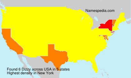 Surname Dizzy in USA Surname Dizzy in USA