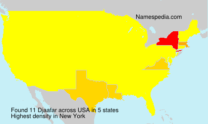 Surname Djaafar in USA Surname Djaafar in USA