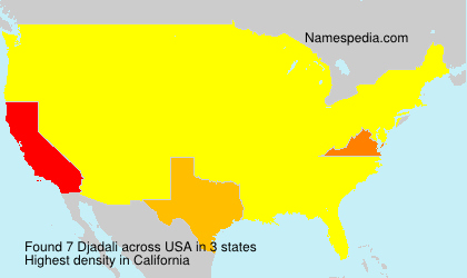 Surname Djadali in USA