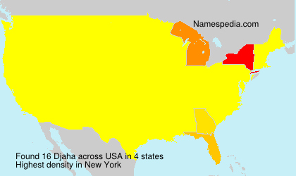 Surname Djaha in USA Surname Djaha in USA