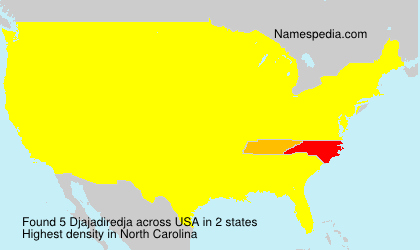 Surname Djajadiredja in USA Surname Djajadiredja in USA