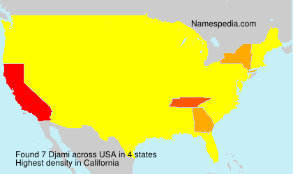 Surname Djami in USA Surname Djami in USA