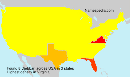 Surname Djebbari in USA Surname Djebbari in USA
