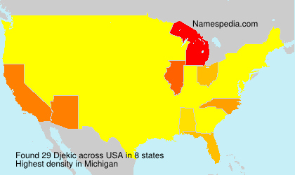 Surname Djekic in USA Surname Djekic in USA